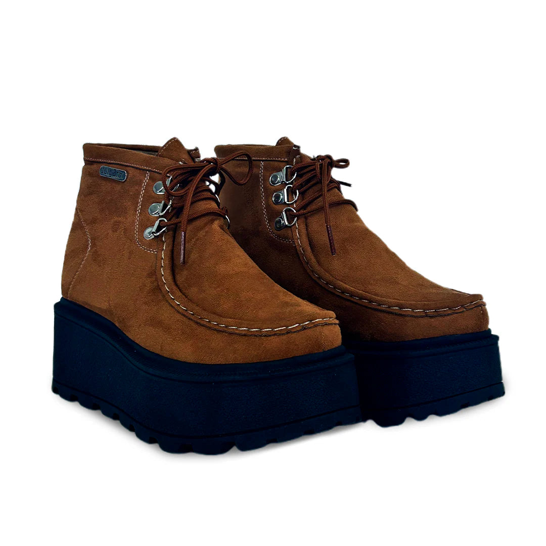 GAROTA BOTIN CAMELL SUEDE N*A*