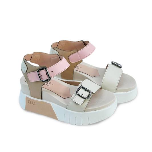 BRUNELA HUESO NUDE PL BLANCO*