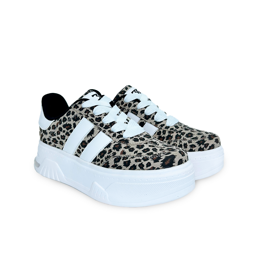 DAYIRA PRINT BEIGE BLANCO*