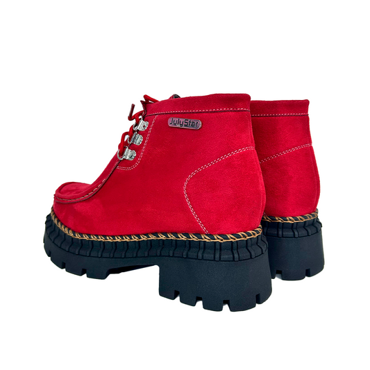 GAROTA BOTIN 2.0 ROJO SUEDE!