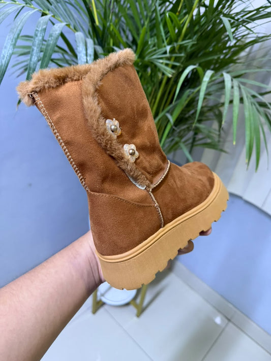 ISA CAMELL SUEDE KIDS*A*