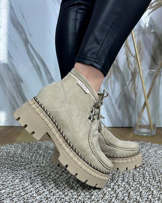 GAROTA BOTIN 2.0 BEIGE*