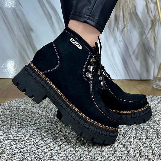 GAROTA BOTIN NEGRO SUEDE 2.0 *A*