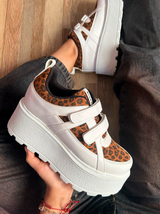 BELMA BLANCO PRINT CAMELL*