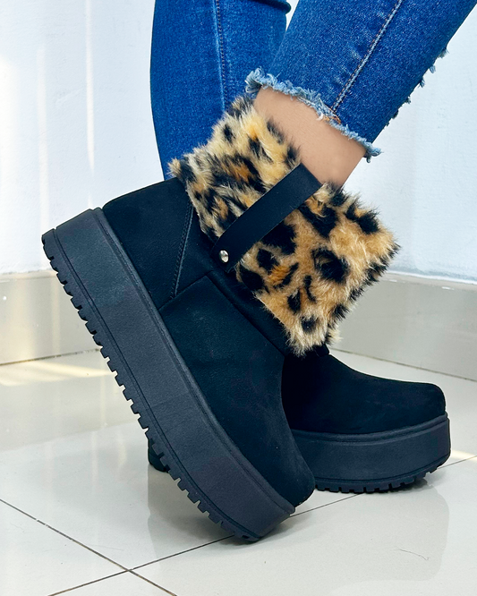 AMBAR NEGRO ANIMAL PRINT*
