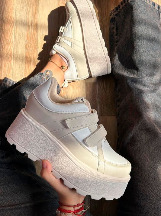 BELMA BEIGE BLANCO*