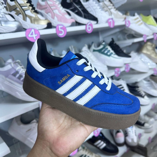 SAMBA AZUL SUEDE-