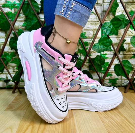 KALESI ROSA BLANCO APLI PLATA BRILLO_