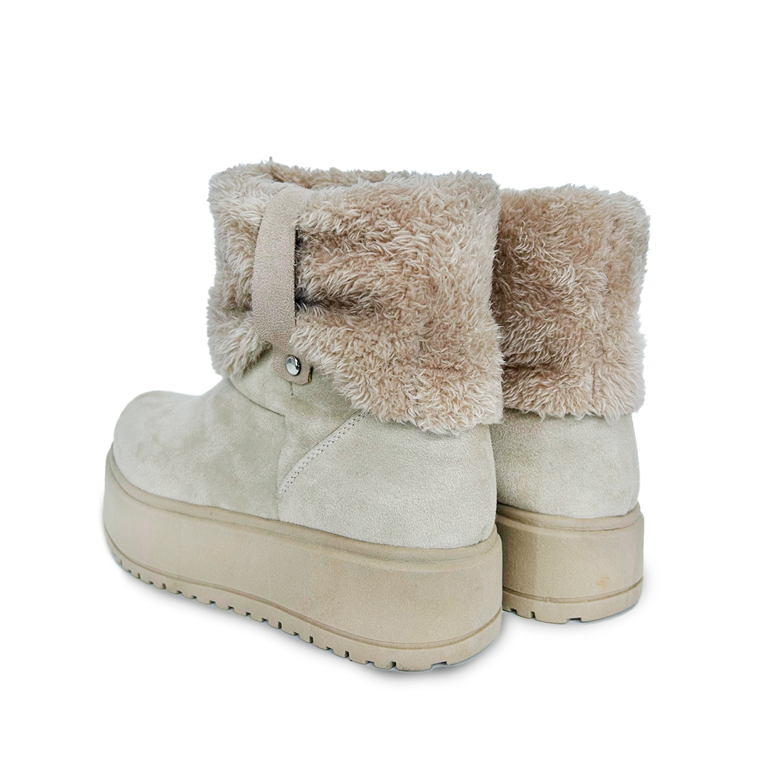 AMBAR BEIGE SUEDE CORTO*