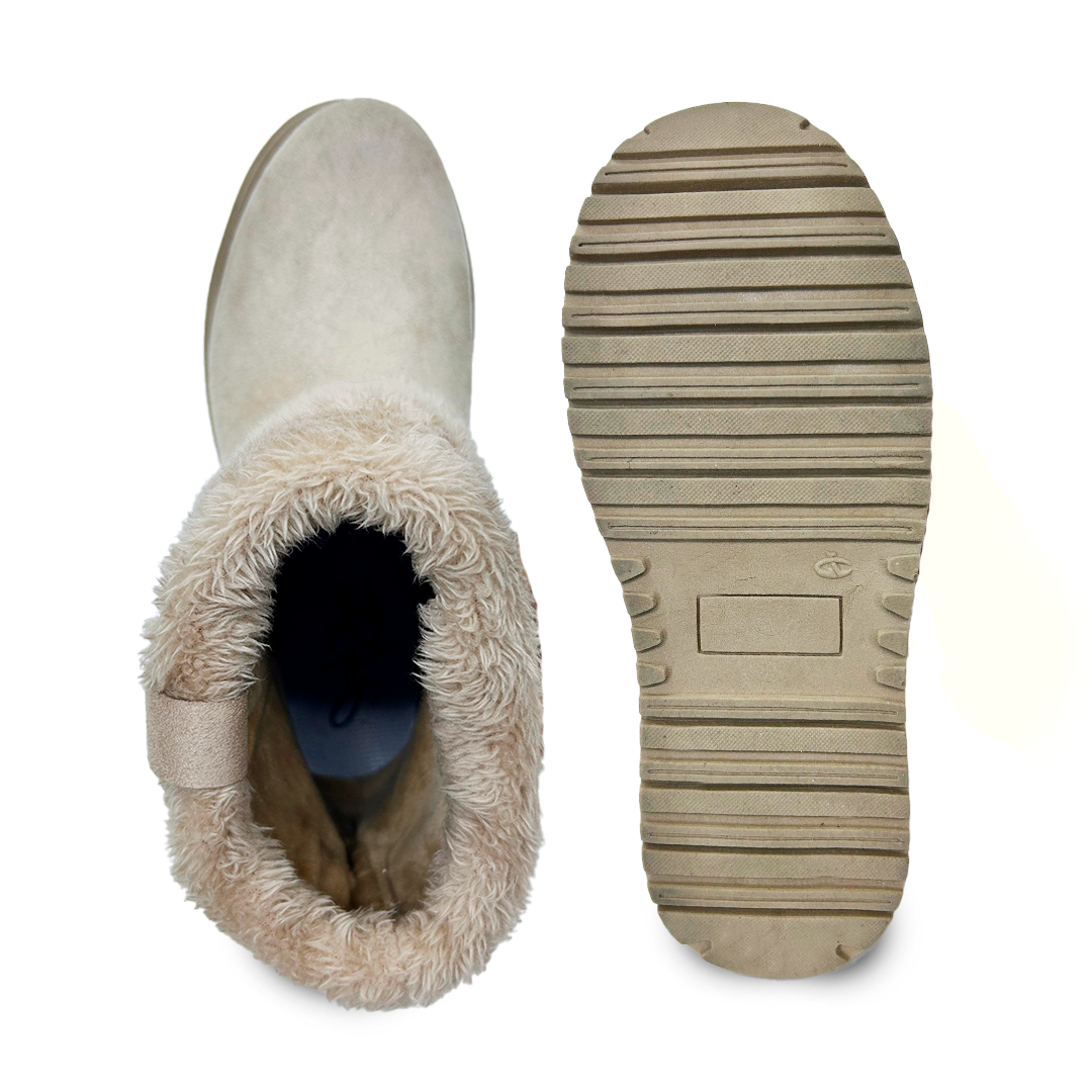 AMBAR BEIGE SUEDE CORTO*