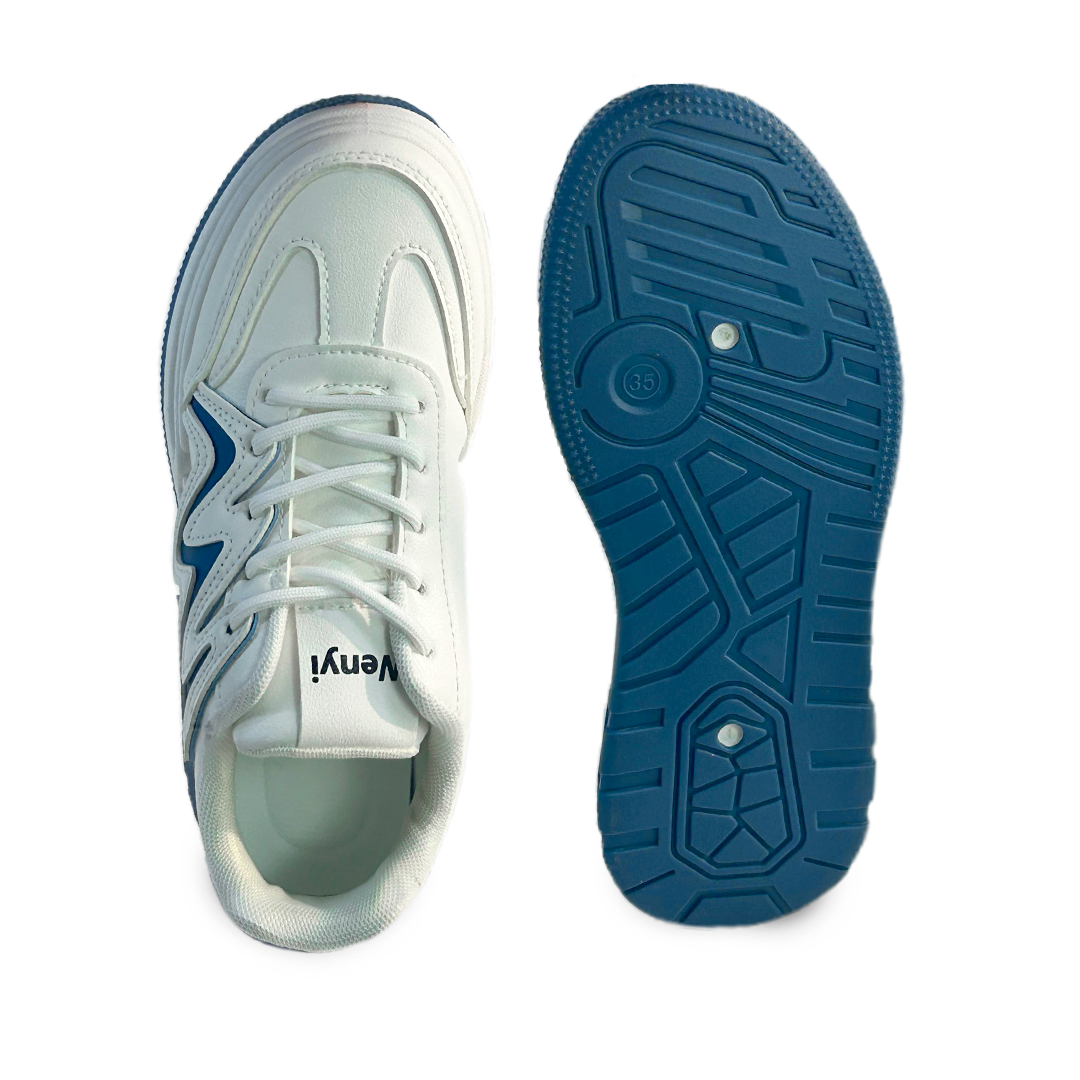 W042 WHITE BLUE-