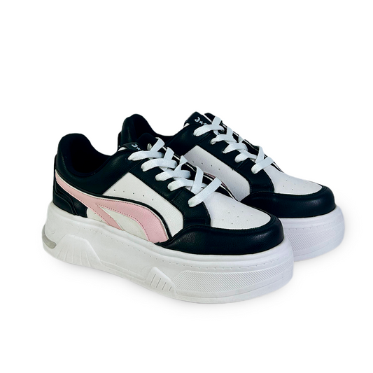 PUMA NEGRO BLANCO ROSA_