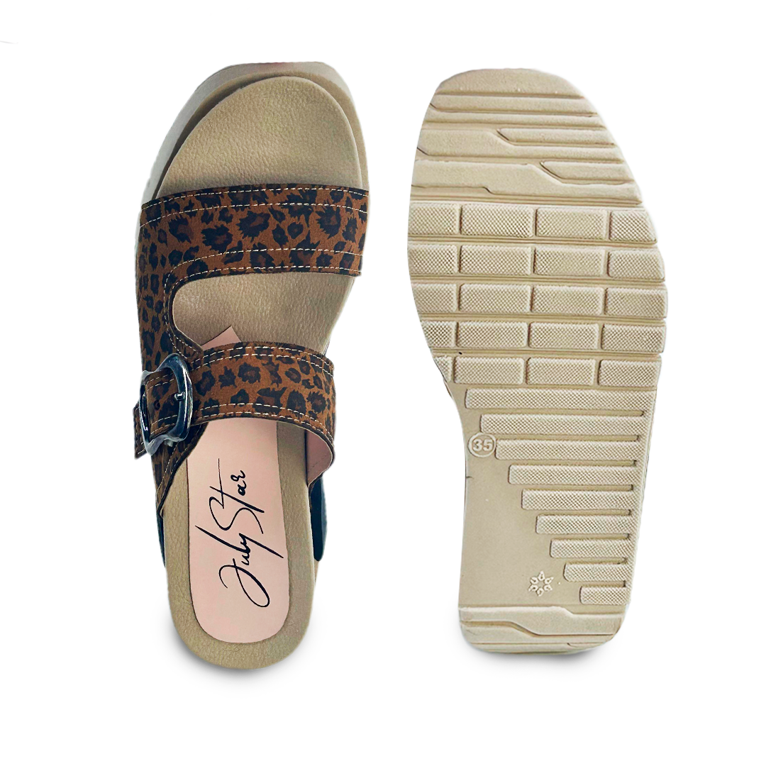 LUA SANDALIA CAMELL PRINT_