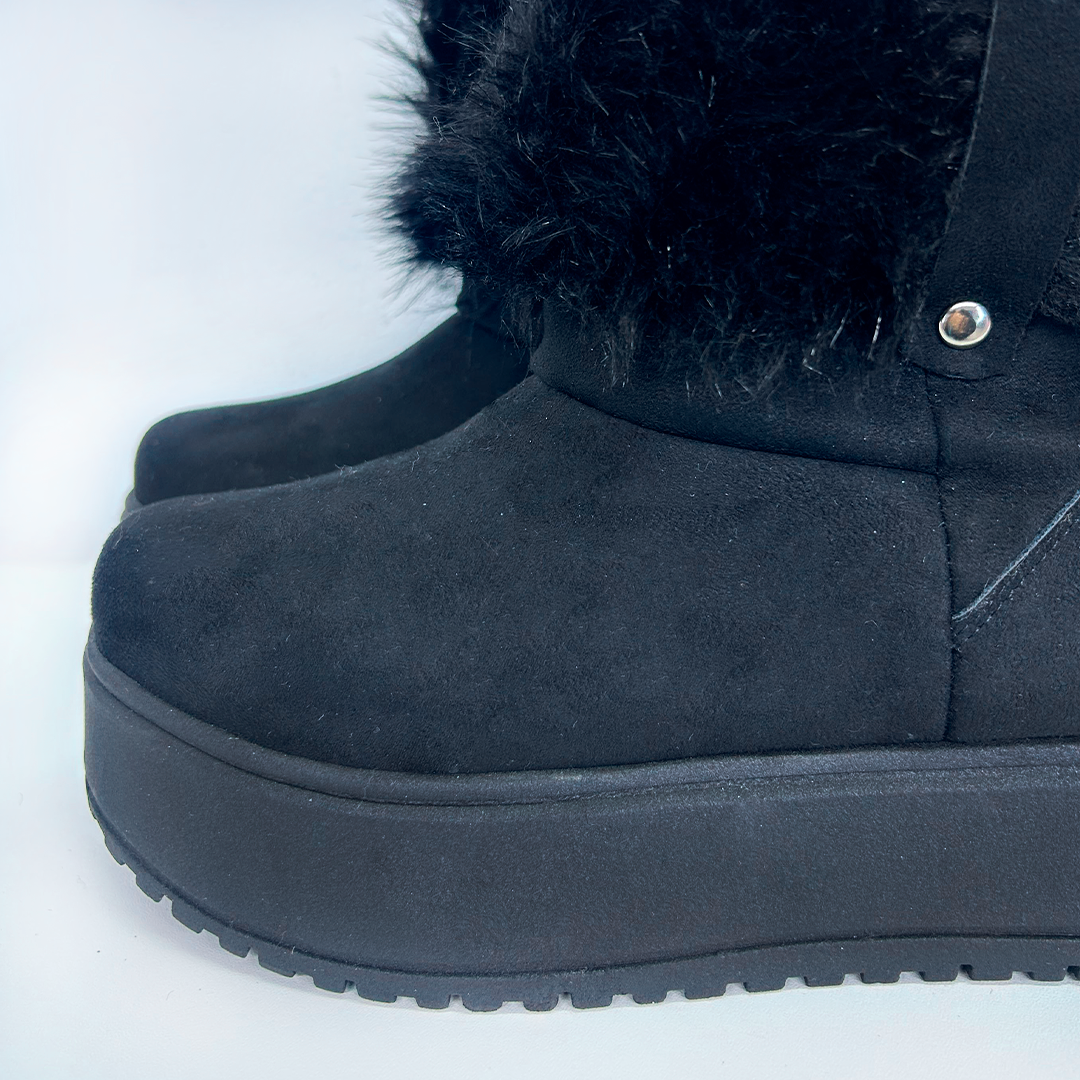 AMBAR NEGRO SUEDE LARGO*