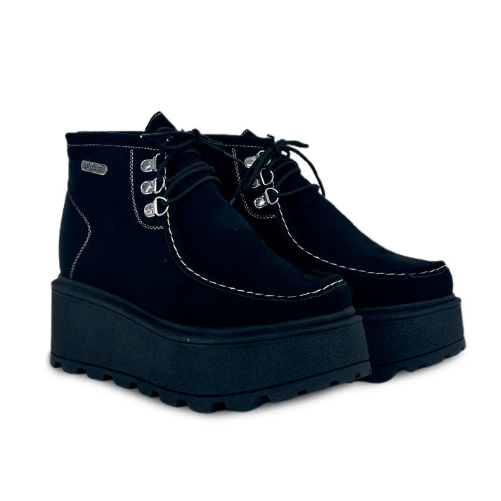 GAROTA BOTIN NEGRO SUEDE N*A*