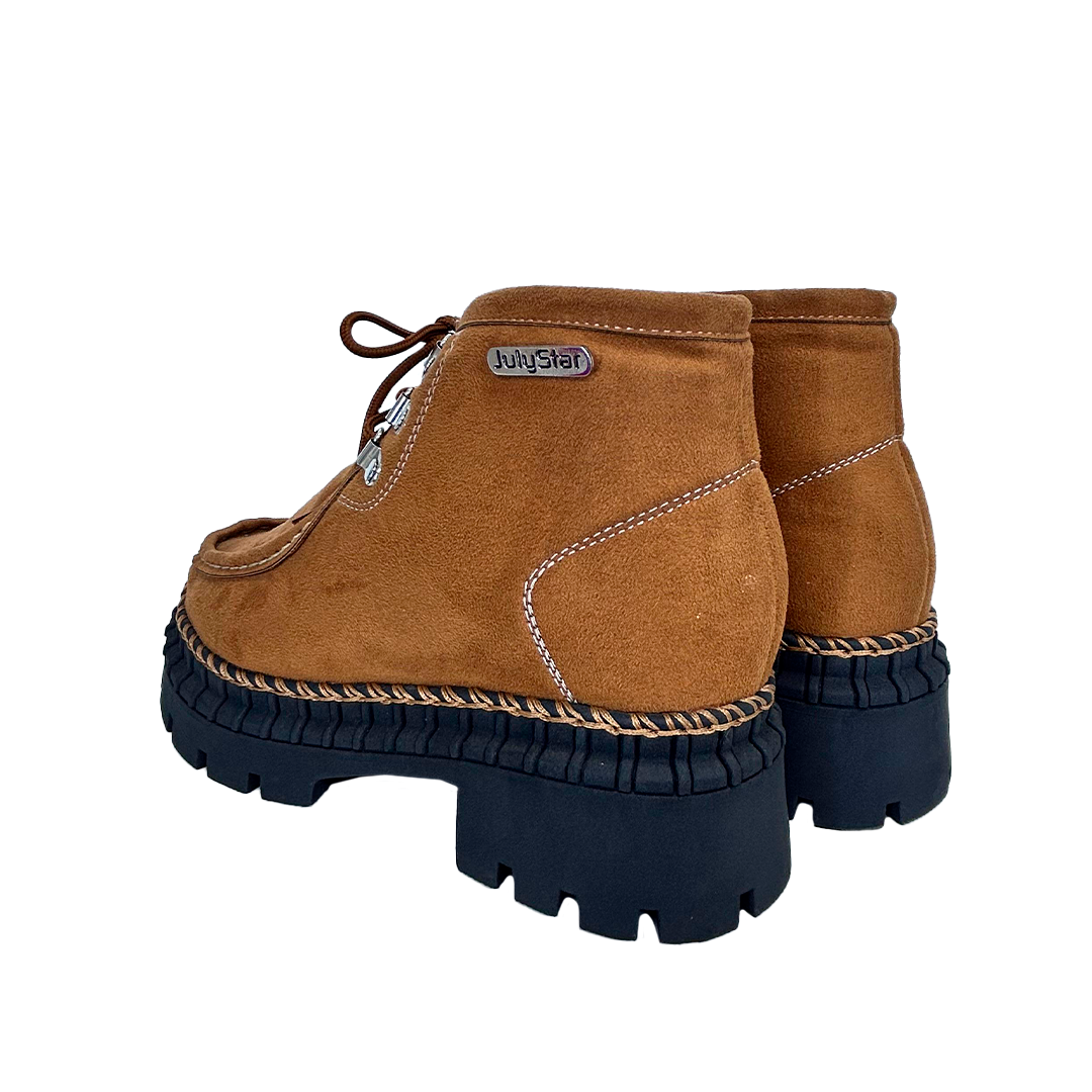 GAROTA BOTIN 2.0 CAMELL SUEDE!