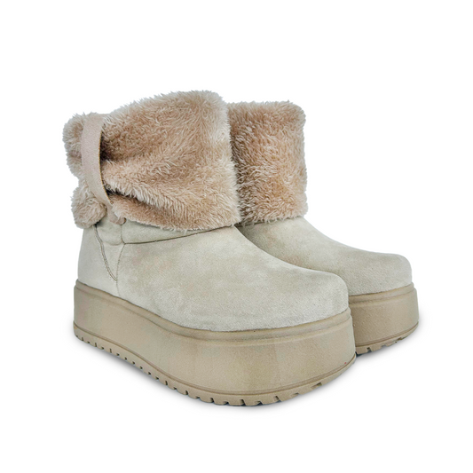 AMBAR BEIGE SUEDE CORTO*