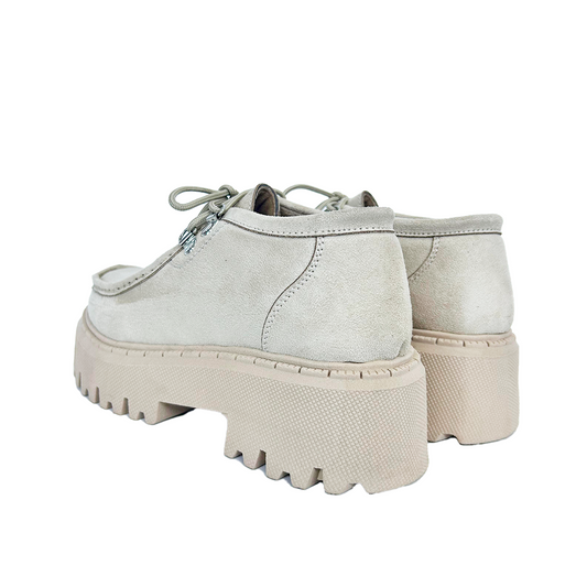 GAROTA  BEIGE SUEDER