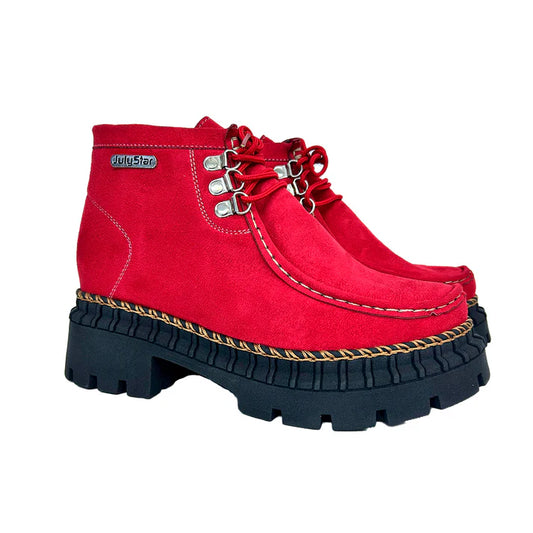 GAROTA BOTIN ROJO SUEDE 2.0 *A*