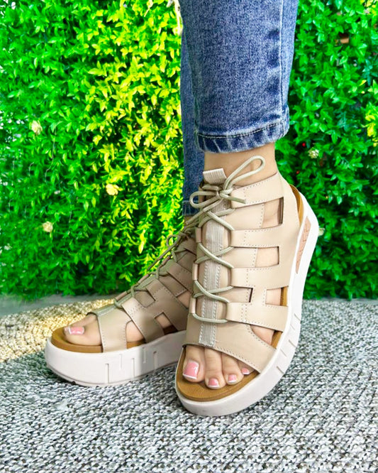 ROMANA BEIGE CUERO*A*