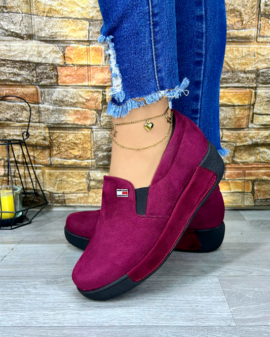 ACOLCHADO VINO SUEDE*A*